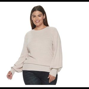 NWOT Evri Ballon Sleeve Sweater